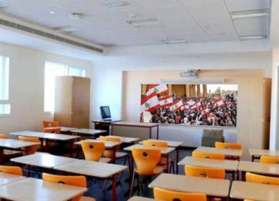 خبرنگاران مراکز آموزشی لبنان از بیم کرونا تعطیل شد