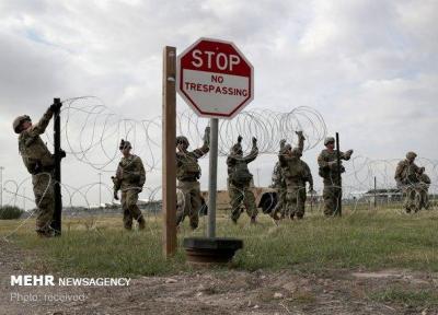 آمریکا 160 نیروی نظامی به مرز مکزیک می فرستد