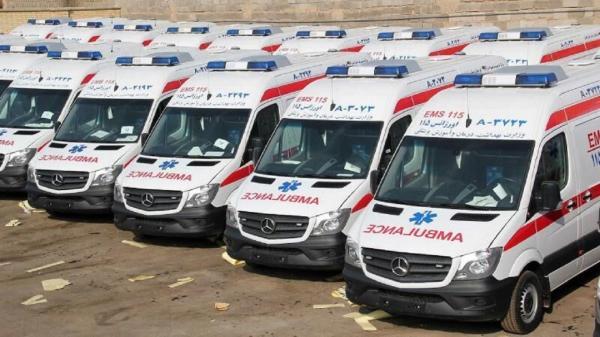 بازگشت 29 دستگاه آمبولانس اورژانس 115 خوزستان به چرخه خدمت رسانی