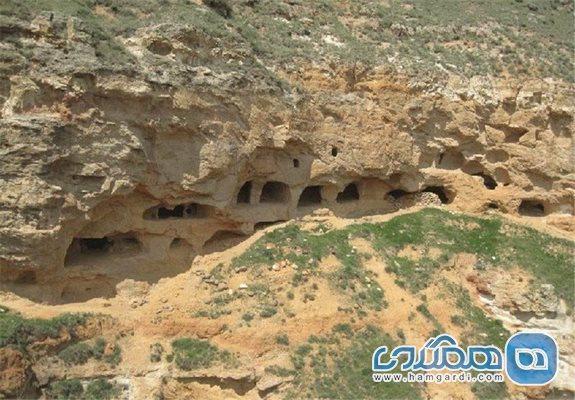 غارهای بینه لر در استان اردبیل ، زیستگاه غار نشینان در اردبیل